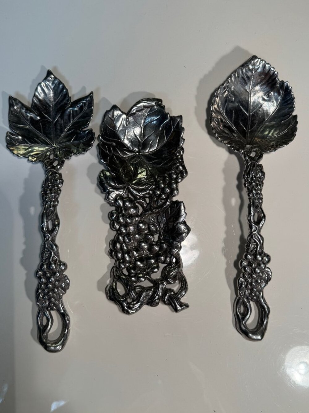 Arthur Court Large Tray and Salad Servers